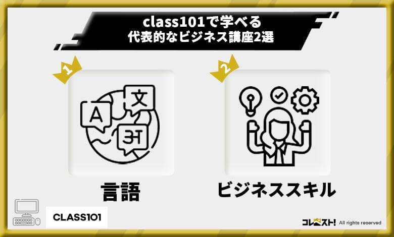 class101評判
class101で学べるもの
class101スキル
class101ビジネス
class101言語
